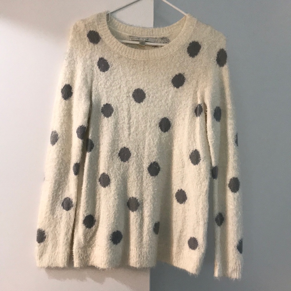 Lauren Conrad Polka-Dot Sweater